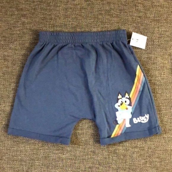 Moose Bluey Toddler Boy Shorts Grey Blue 4T - Picture 2 of 11